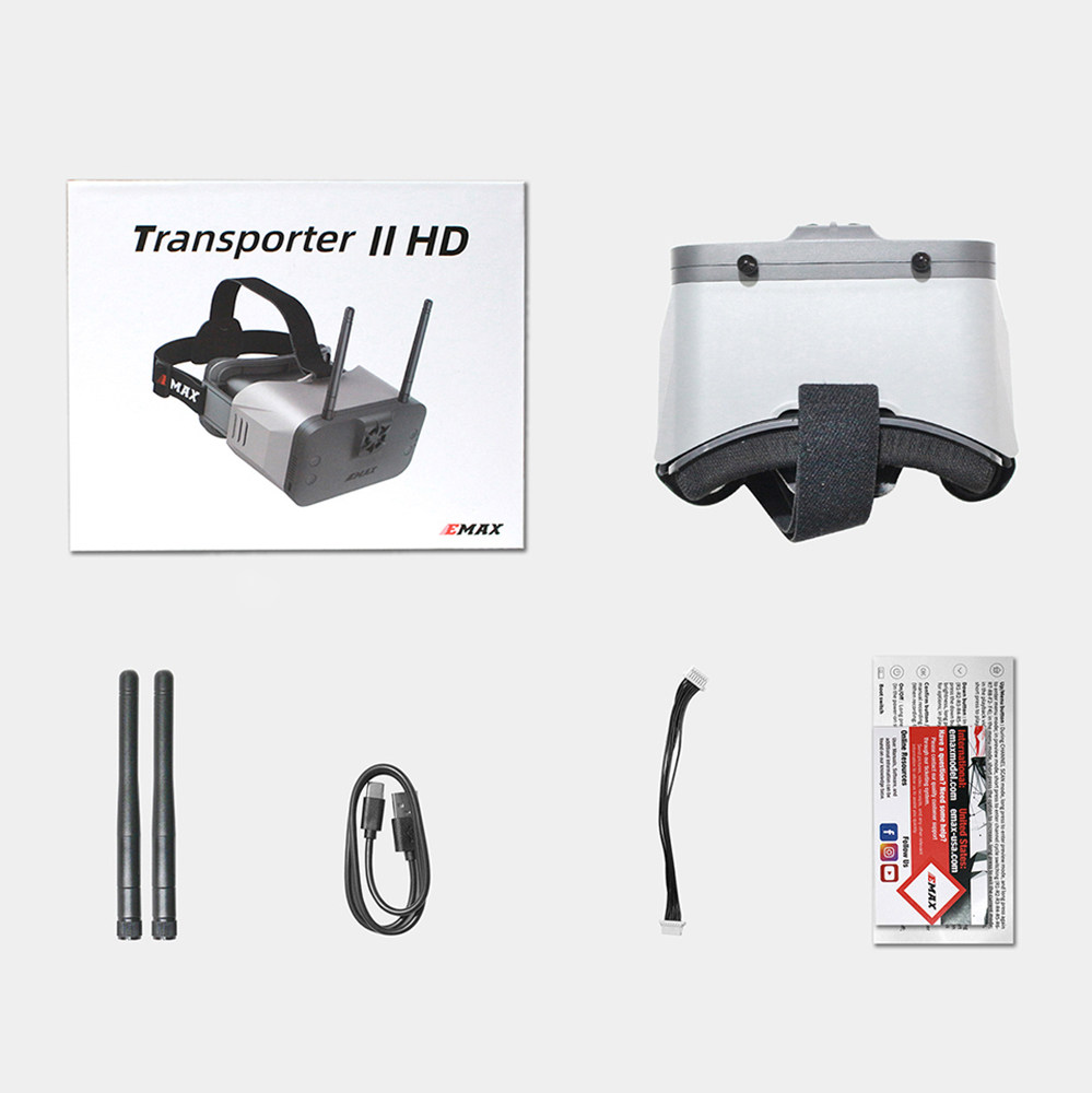 Óculos FPV Digitais EMAX Trans - Hdzero Goggles Fpv Digital Hd avaliação e preço