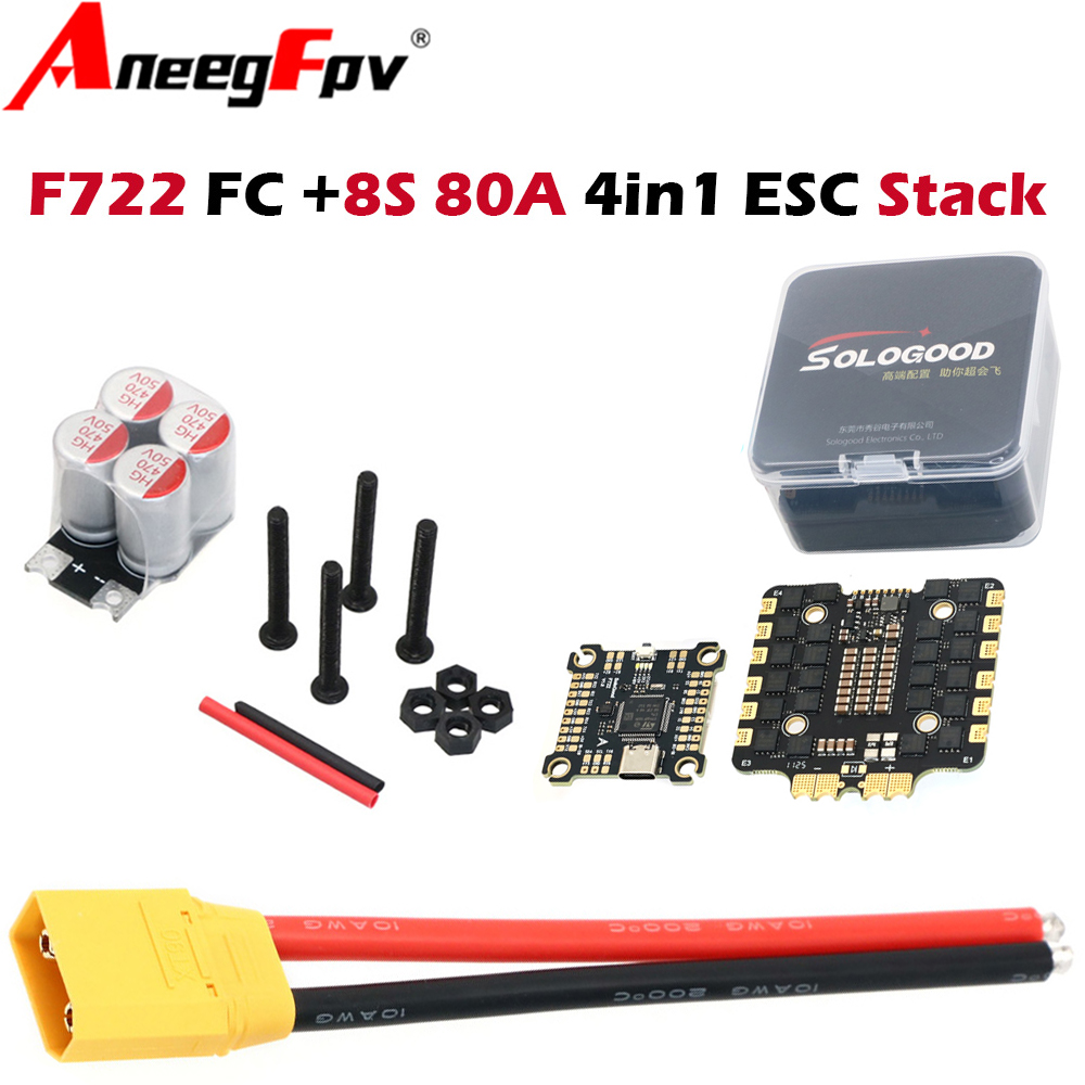 Sologood f722 f7 6s controlado - Speedybee F405 V4 Bls 55A Stack avaliação e preço