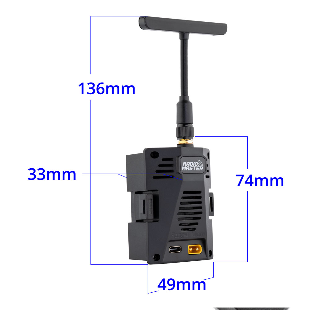 Módulo Micro 2.4GHz ELRS Radio - Radiomaster Tx16S Mark Ii Elrs avaliação e preço