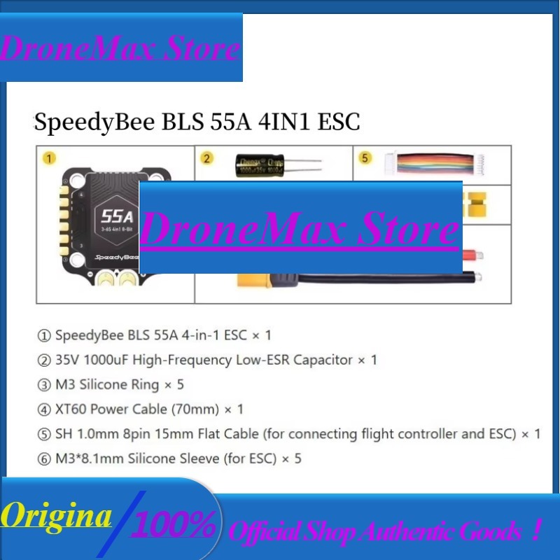 DroMa 1 peça/lote NOVO Speedyb - Speedybee F405 V4 Bls 55A Stack avaliação e preço